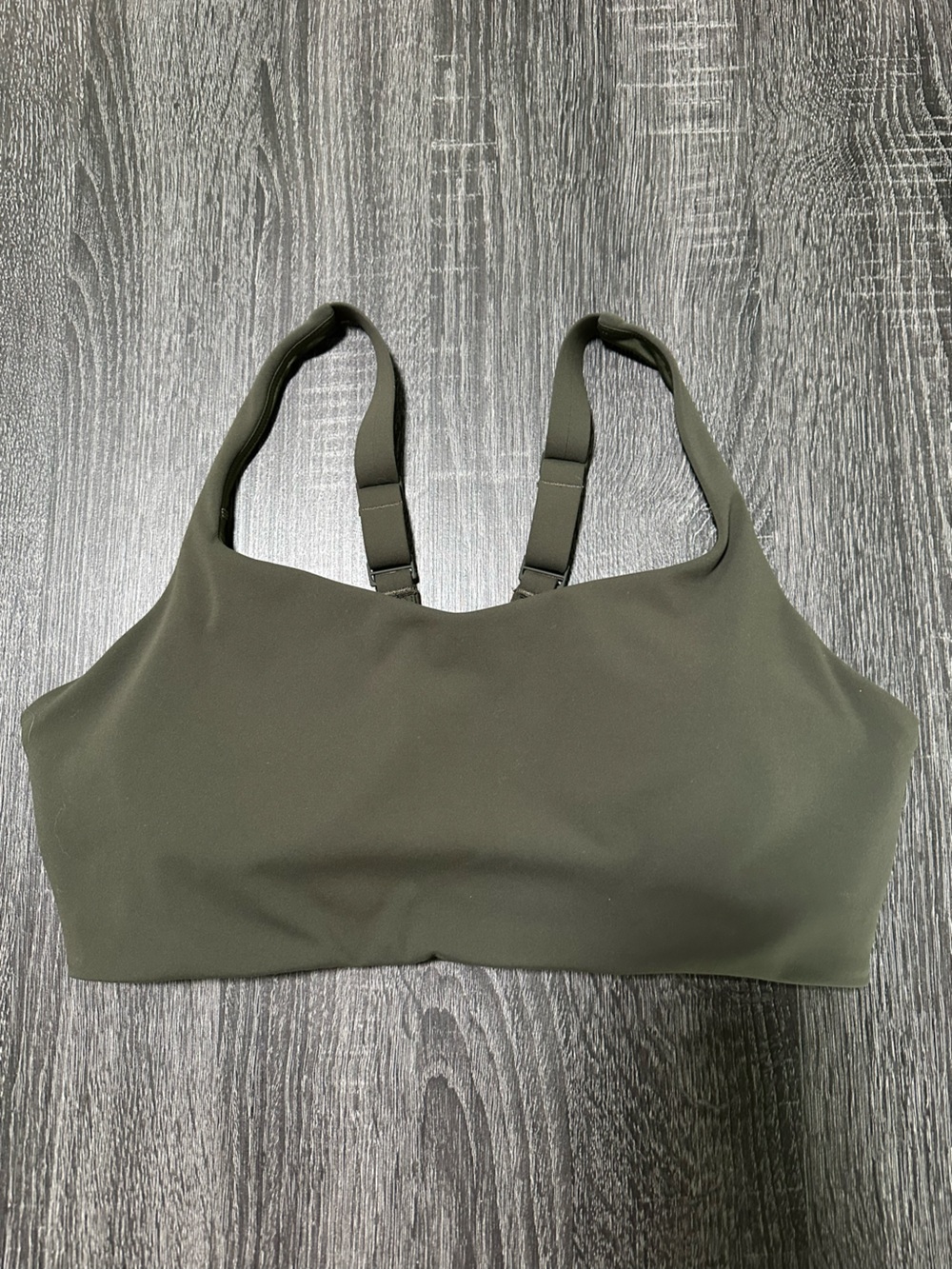 Olive Green Vuori Sports Bra